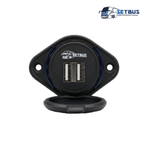 Cargador Ovalado Doble USB-A